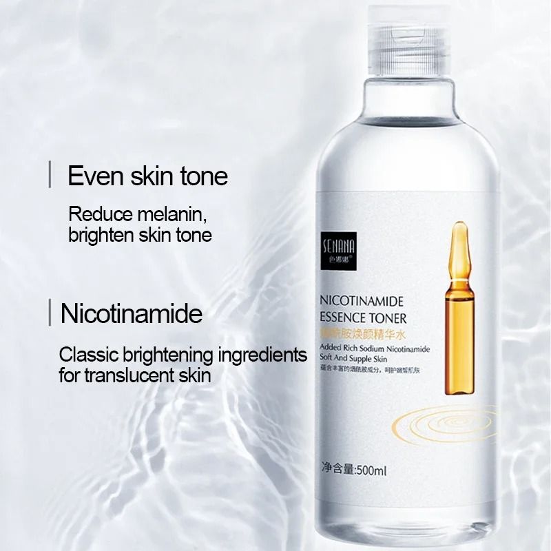 Large Capacity Essence Water Niacinamide Hyaluronic Acid Moisturizing Facial Toner 4