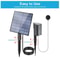Solar Powered Oxygenation Pump With Air Pump And Bubble Stone For Ponds And Aquariums 5