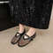 Casual Round Toe Buckle Flats Cut Out Mary Jane Style Shoes 2
