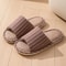 Spring Autumn Stripe Flax Indoor NonSlip Soft Sole Slippers 5