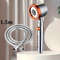High Pressure Water Saving 5 Mode Handheld Shower Head With One Button Stop 12