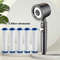 High Pressure Water Saving 5 Mode Handheld Shower Head With One Button Stop 19