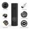 Electric Automatic Salt And Pepper Grinder Set With LED Light Adjustable Spice Mill 1