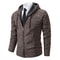 Men Casual Fleece Zipper Stand Collar Cardigan Warm Winter Sweater 19