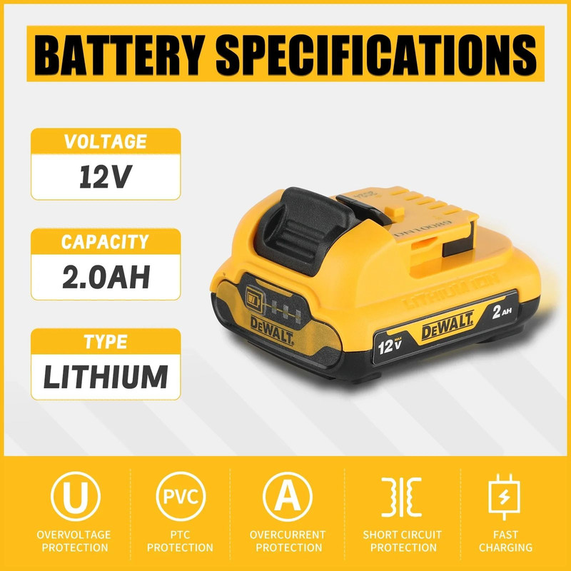 Dewalt DW089LG 12V Lithium Battery 3 X 360 Degree Green Line Laser Level 5
