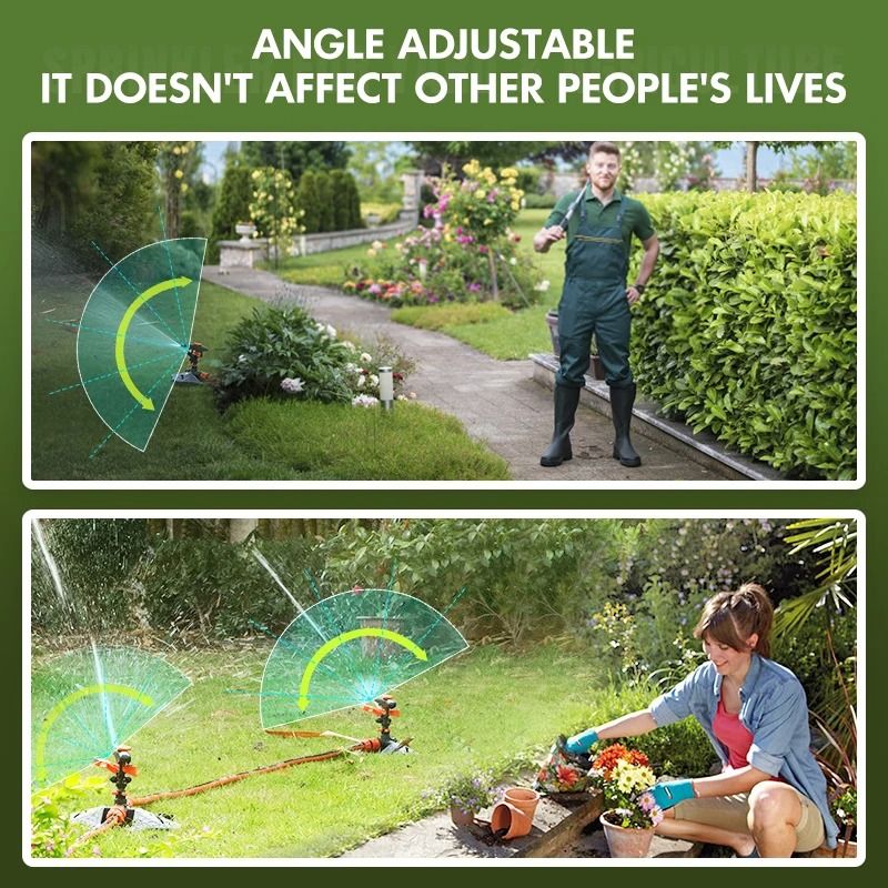 Automatic Garden Watering Lawn Sprinkler 360 Degree Rotation Irrigation System 1