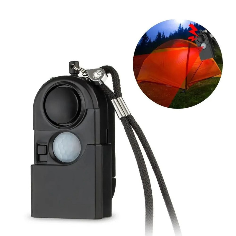 KERUI Portable Mini Motion Detector Alarm 120 DB Siren With SOS LED Light 4