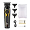 Kemei Rechargeable Hair Clippers Kit Professional DLC Blade Electric Trimmer Cordless Shaver 9