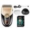 Kemei Rechargeable Hair Clippers Kit Professional DLC Blade Electric Trimmer Cordless Shaver 11