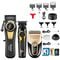 Kemei Rechargeable Hair Clippers Kit Professional DLC Blade Electric Trimmer Cordless Shaver 15