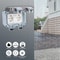 Double EU Weatherproof Outdoor Wall Power Socket With USB Charging And 16A Switch 1