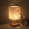 LED Decoration Table Lamp With Fabric Lampshade For Bedroom And Living Room 6