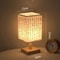 LED Decoration Table Lamp With Fabric Lampshade For Bedroom And Living Room 7