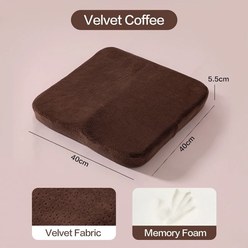 Ergonomic Memory Foam Office Cushion For Chair Car And Tailbone Support 8