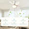 Ceiling Fan Light With Remote 205 In LED Fan For Kitchen Or Small Rooms 3