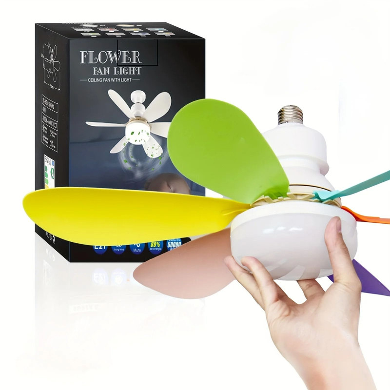 Ceiling Fan Light With Remote 205 In LED Fan For Kitchen Or Small Rooms 5