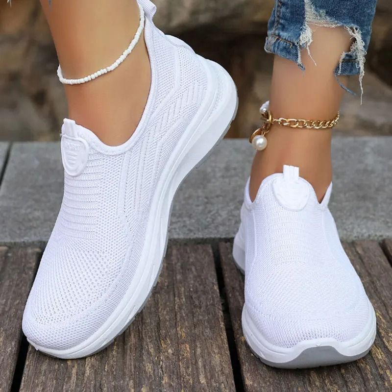 Womens Slip On Breathable Mesh Sneaker Loafers Lightweight Casual Footwear 10