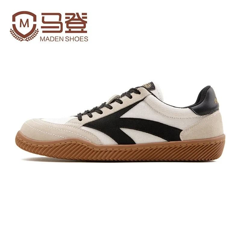 Maden Retro Patchwork German Trainer Low Top Sneakers 5