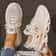 Womens Breathable Mesh Lace Up Sneakers Lightweight Walking Shoes 1