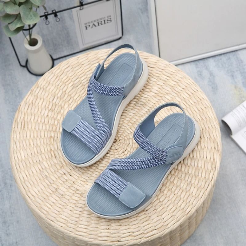Womens Elegant Summer Wedge Sandals Comfortable Open Toe Platform Shoes 4