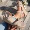 Womens Elegant Wedge Sandals Lightweight Platform Open Toe Shoes 1