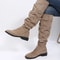 Womens Warm Round Toe Thick Sole Short Boots Stylish Fall Winter Footwear 7
