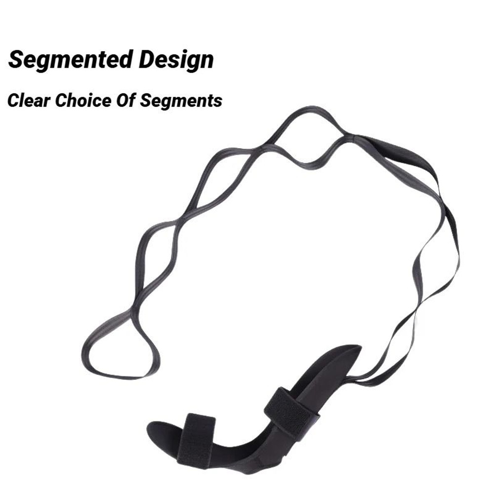 Yoga Leg Stretcher Flexibility Strap With Adjustable Loops For Flexibility And Recovery 4