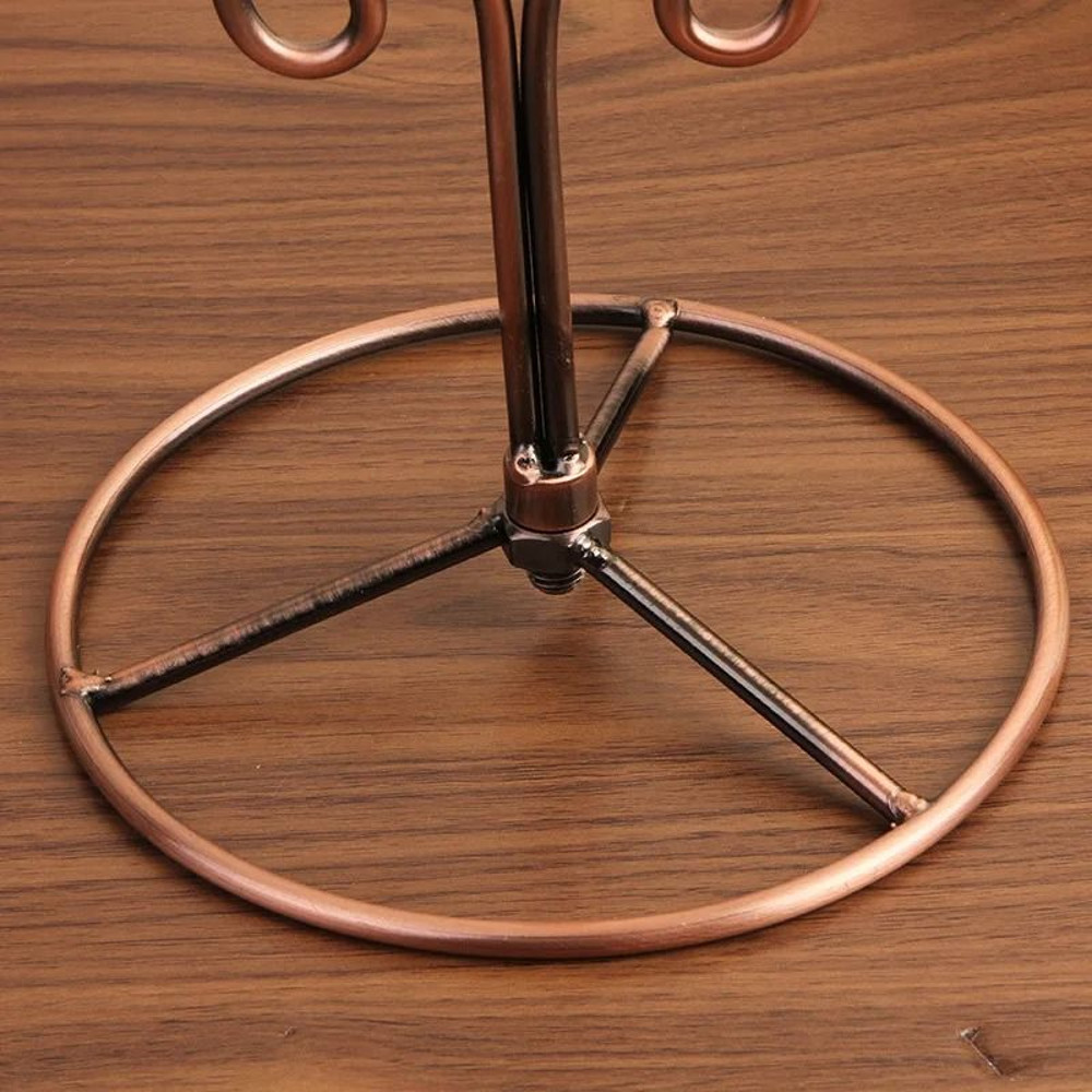 Countertop Wine Glass Rack For 6 Glasses Kitchen Storage And Home Decor 4