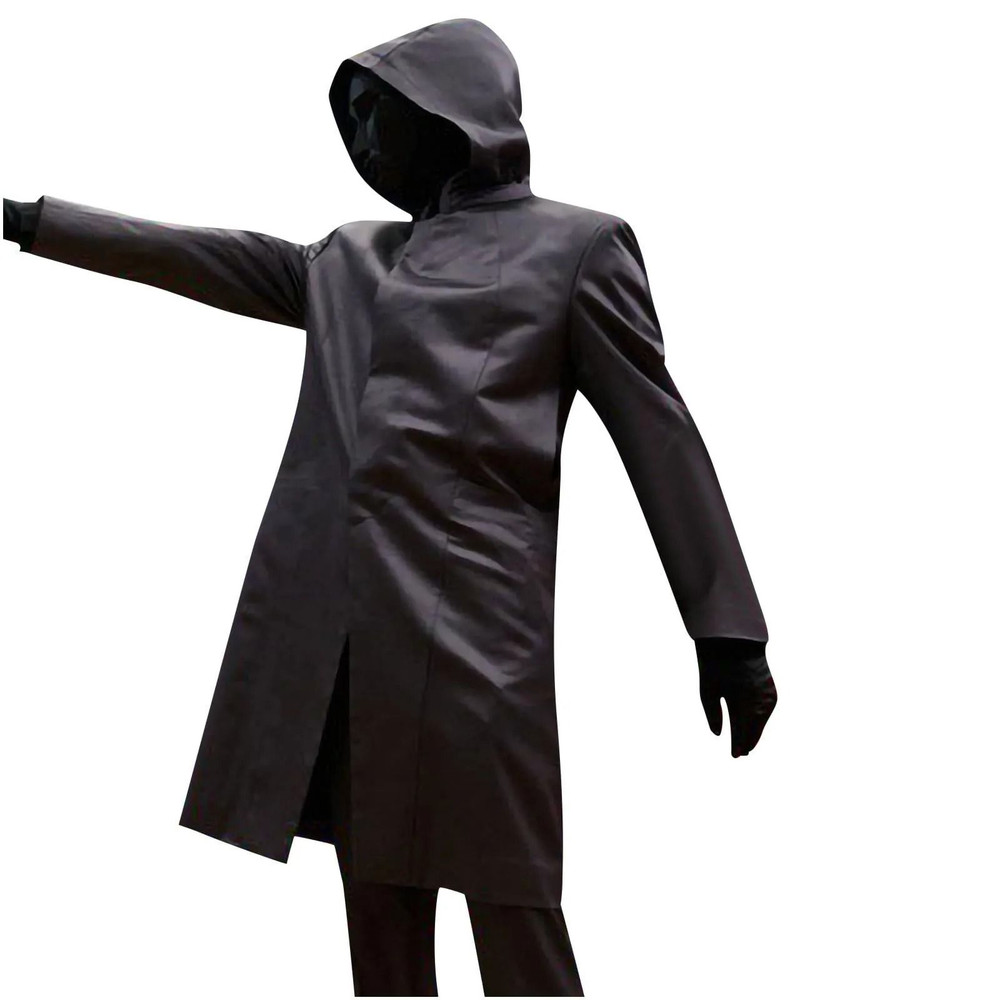 Kids Cosplay Costume Black Jumpsuit With Gloves Triangle Round Square Party Outfit 0
