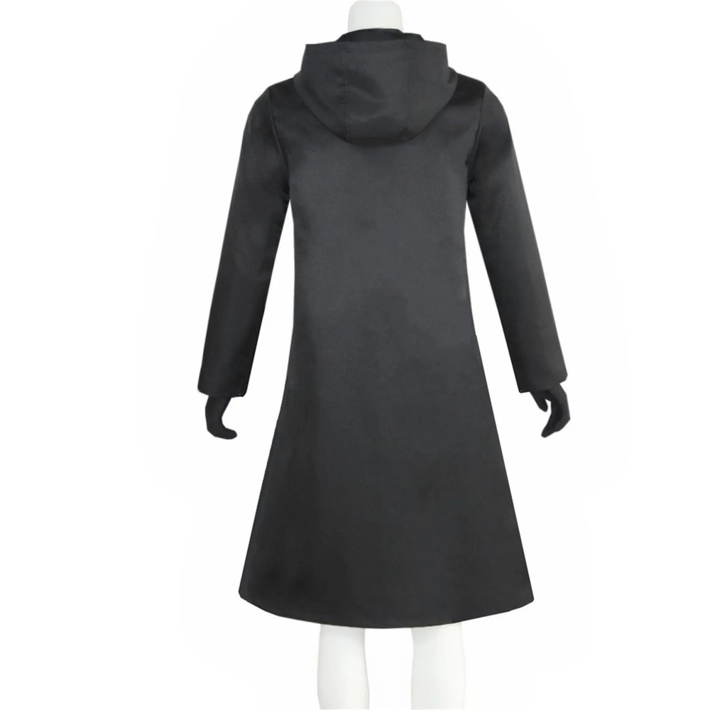 Kids Cosplay Costume Black Jumpsuit With Gloves Triangle Round Square Party Outfit 4