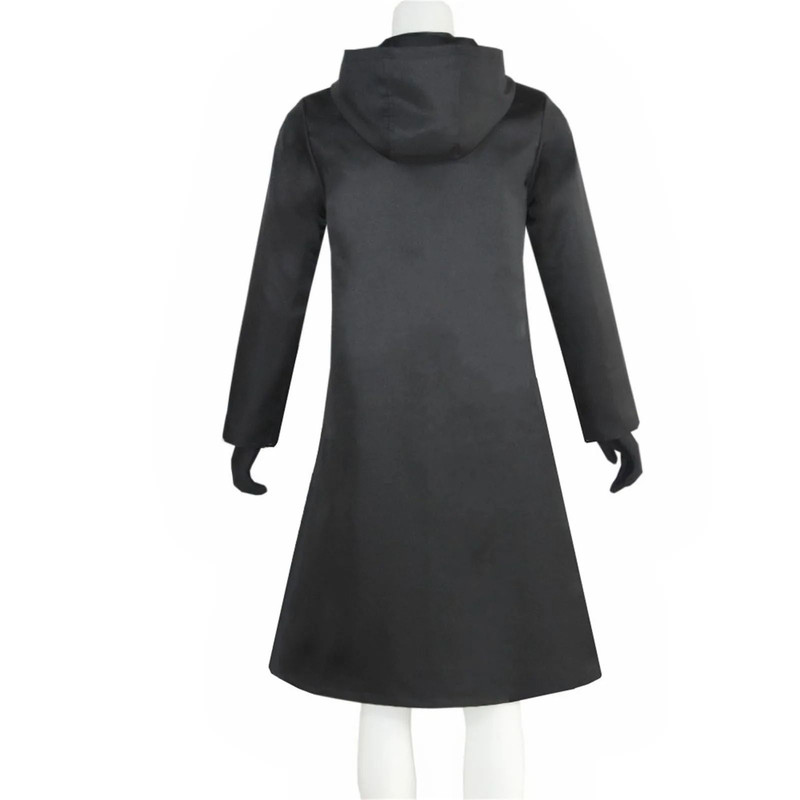 Kids Cosplay Costume Black Jumpsuit With Gloves Triangle Round Square Party Outfit 4