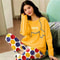 Fall Winter Womens Cartoon Pajama Set Long Sleeve Top And Pants Cozy Sleepwear Loungewear 4