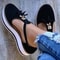 Womens Tassel Buckle Platform Sandals Flat Casual Adjustable Strap 7