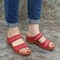 Roman Wedge Platform Sandals Ankle Strap Soft Footbed Summer Casual Footwear 7