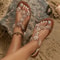 Fashionable Fairy Style Flower Flat Sandals Comfortable Versatile Footwear 5