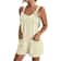 Women Strappy Sleeveless Loose Short Jumpsuit With Pockets Casual Summer Overalls 13