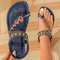 Women Soft Bottom Low Heel Flat Sandals Casual Summer Beach Footwear 0