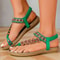 Women Soft Bottom Low Heel Flat Sandals Casual Summer Beach Footwear 4