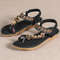 Women Soft Bottom Low Heel Flat Sandals Casual Summer Beach Footwear 9