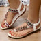 Women Soft Bottom Low Heel Flat Sandals Casual Summer Beach Footwear 18