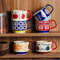 Japanese Flower Retro Ceramic Mug Set 300ml Stylish Drinkware 2