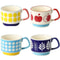 Japanese Flower Retro Ceramic Mug Set 300ml Stylish Drinkware 4
