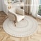 Morocco Round Carpet Soft Non Slip Washable Living Room Floor Mat 0
