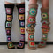 Vintage Crochet Thigh High Socks Winter Warm Boot Stockings For Women 0