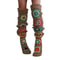 Vintage Crochet Thigh High Socks Winter Warm Boot Stockings For Women 1