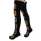 Vintage Crochet Thigh High Socks Winter Warm Boot Stockings For Women 3