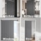 Bathroom Folding Linen Shower Curtain With Magnets Waterproof 5