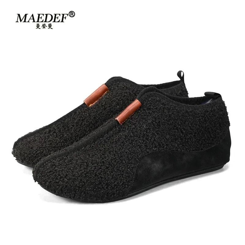 Men Lightweight Cotton Slippers Indoor Slip On Loafers Comfortable 7