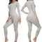 Women Thermal Underwear Set Warm Pajamas Top And Leggings 2
