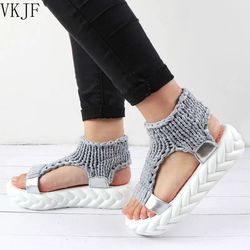 womens platform gladiator sandals with thick heel